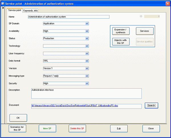 Service point (interface)