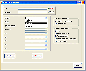 Search criteria for Visio diagrams