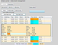 Amarco pricer for derivatives - Silverlight interface